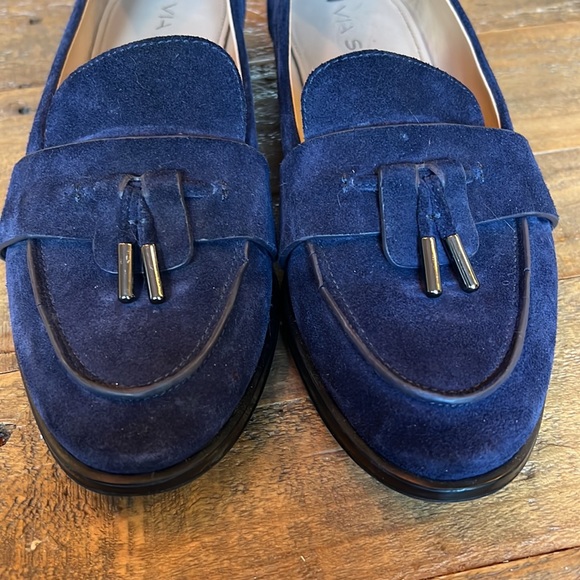 Via Spiga navy blue slip on shoes - size: 35.5 (us: 5) fits like 5.5 - Picture 7 of 7